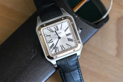 cartier santos dumont large wrist.